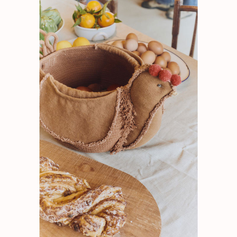 Lorena Canals Korb "Chicken" 48x32x29 cm