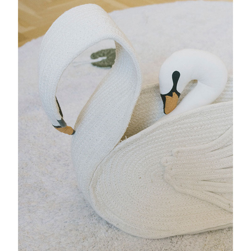 Lorena Canals "Swan Lake" Korb "Swan" 55x25x29 cm