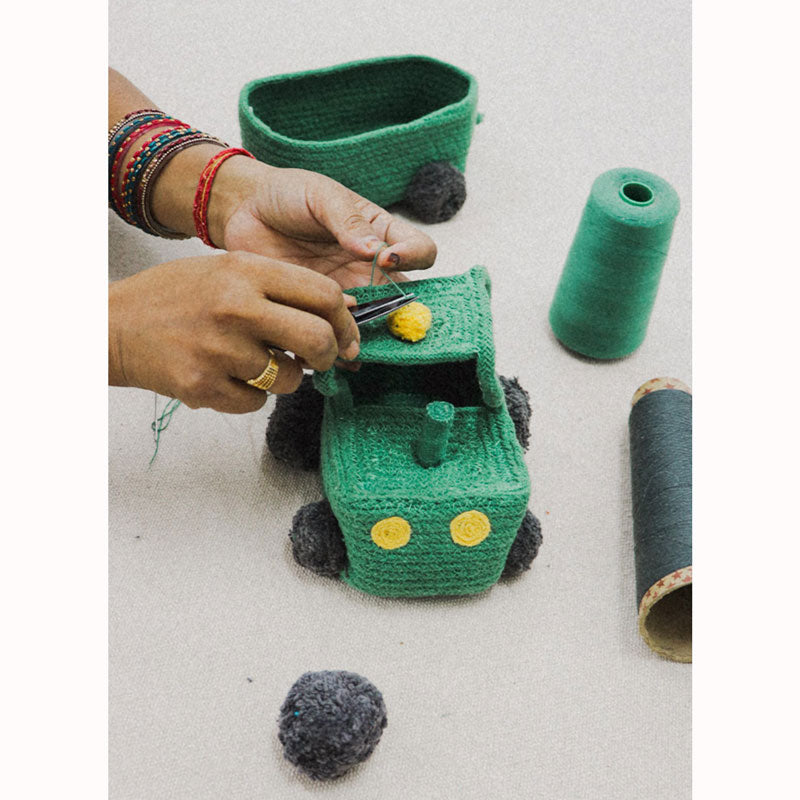 Lorena Canals Korb "Tractor" 35x15x15 cm