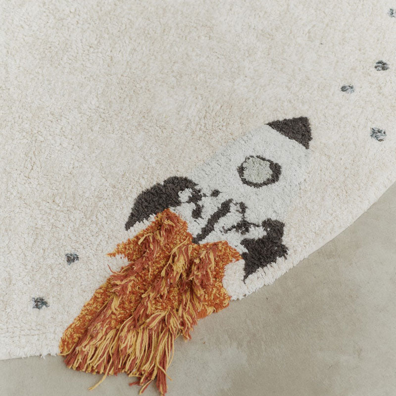 Lorena Canals waschbarer Teppich 'Interstellar Journey' Ø140cm