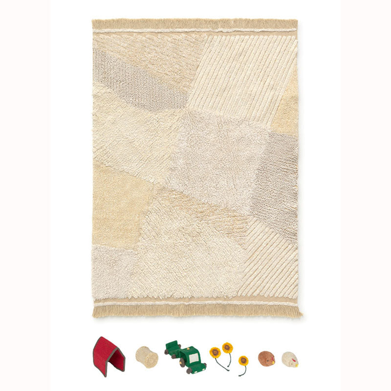 Lorena Canals waschbarer Spielteppich 'Farm Fields' 120x170cm