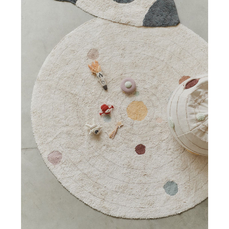 Lorena Canals waschbarer Spielteppich 'Solarsystem' Ø150cm