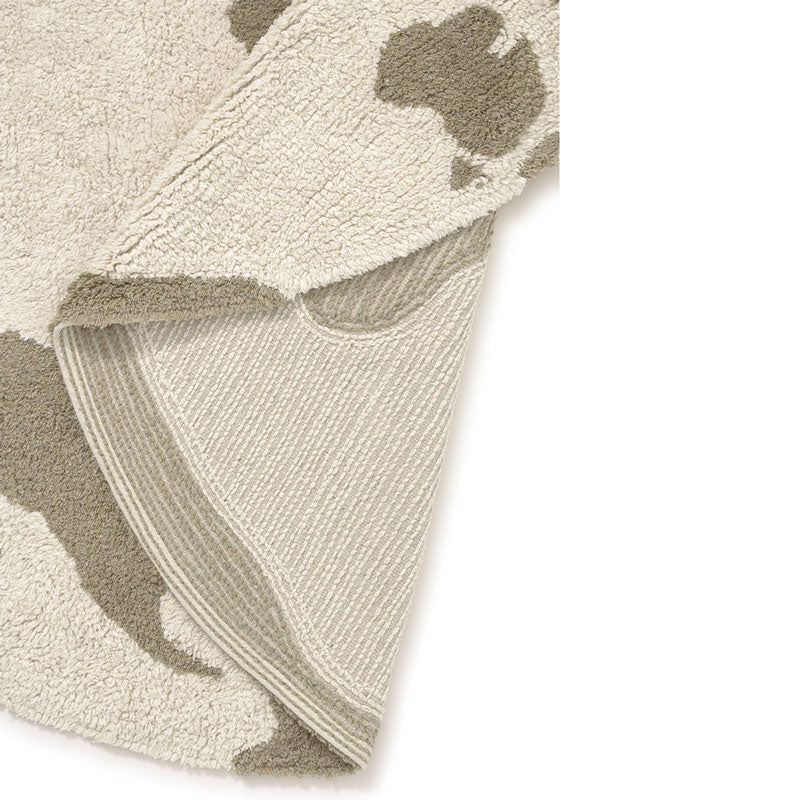 Lorena Canals waschbarer, runder Teppich Weltkarte Ø120cm