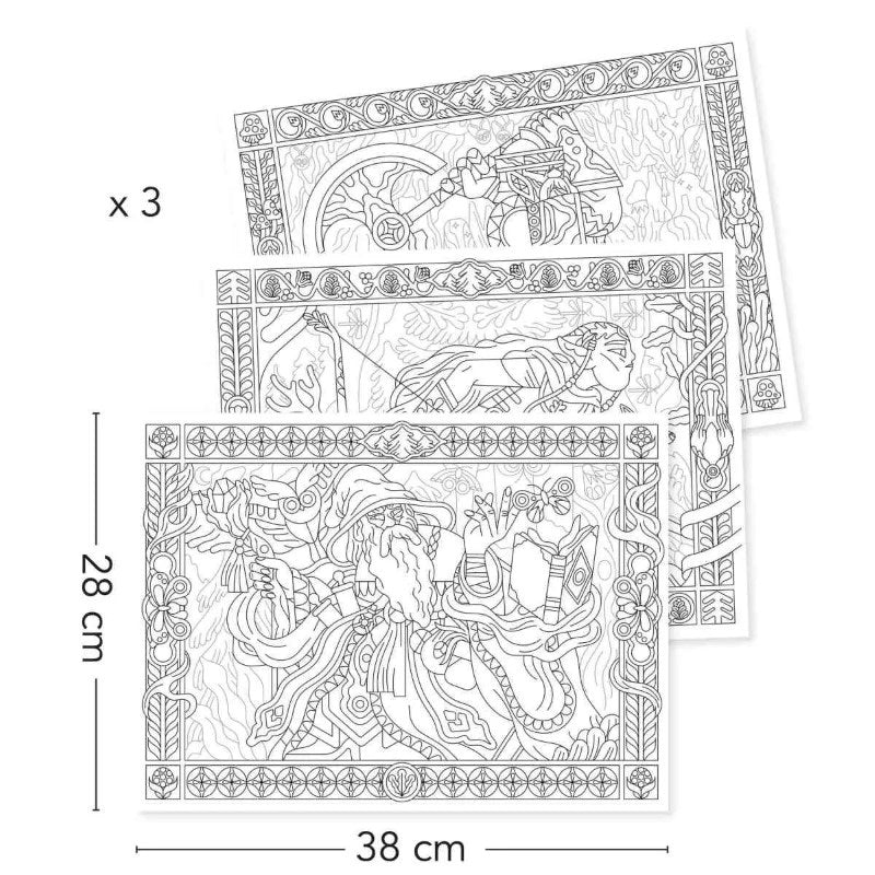 Djeco Ausmalbilder XL 'Helden'