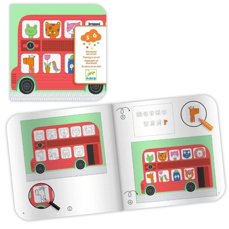 Djeco Zeichnen 'Abpausen ist eine Kunst'