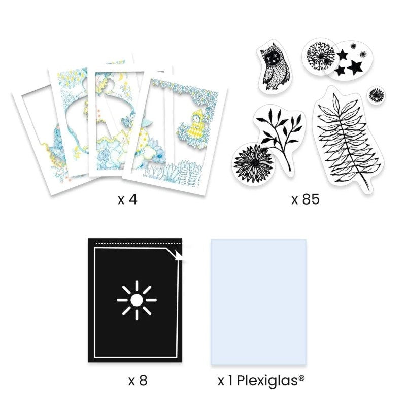 Djeco Workshop Blaudruck 'Im Mondlicht'