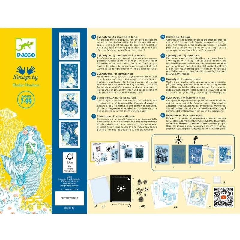 Djeco Workshop Blaudruck 'Im Mondlicht'