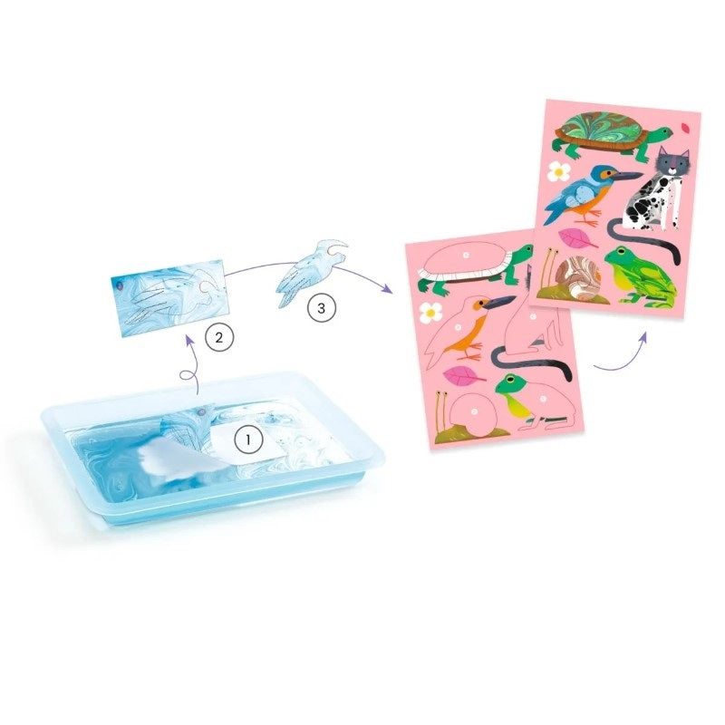 Djeco Workshop 'Marmorpapier'