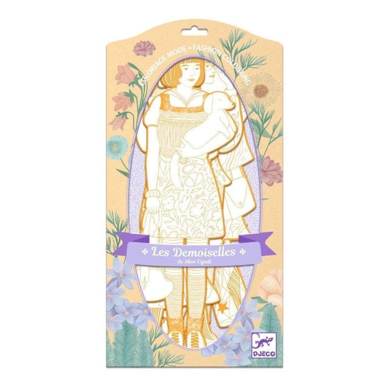 Djeco Ausmalbilder 'Demoiselles Scout'