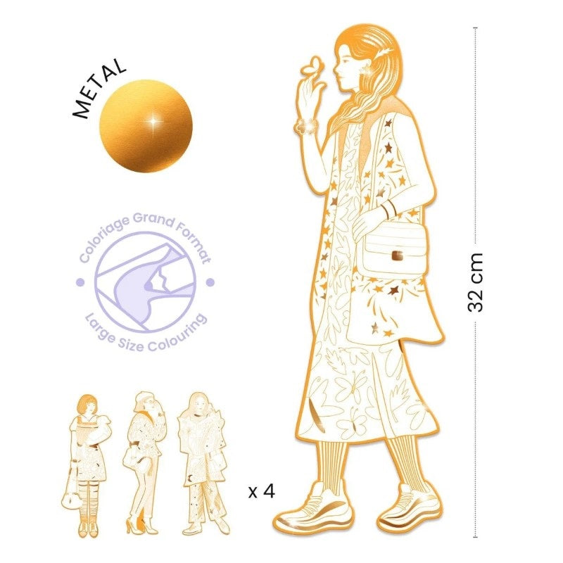 Djeco Ausmalbilder 'Demoiselles Scout'