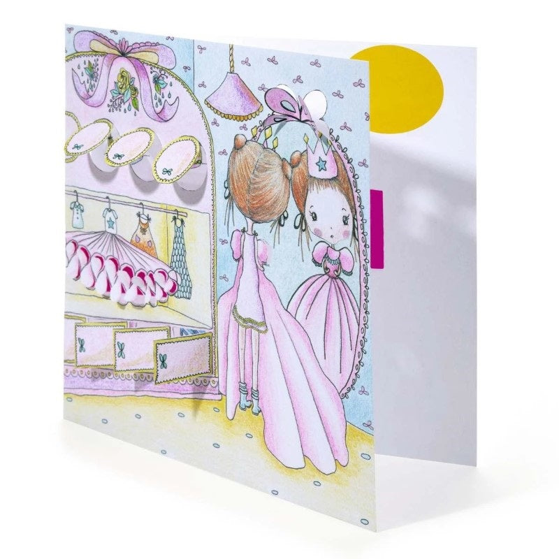 Djeco Ausmalbilder 'Kleine Türen'