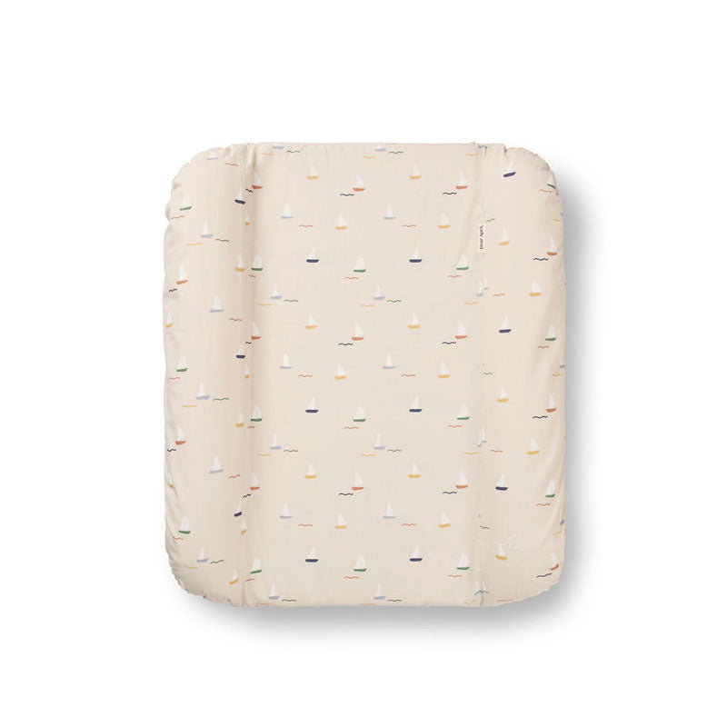 Dear April Kleines Wickelkissen 'Pond Boats' 58x65cm