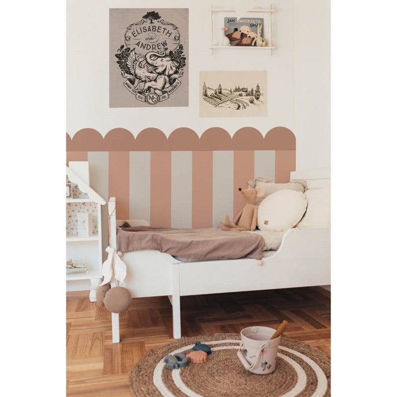 Dekornik Tapete Portofino Streifen pink 100x280cm