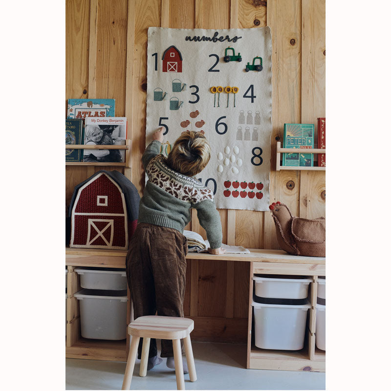 Lorena Canals Wandbehang 'Farm Numbers'