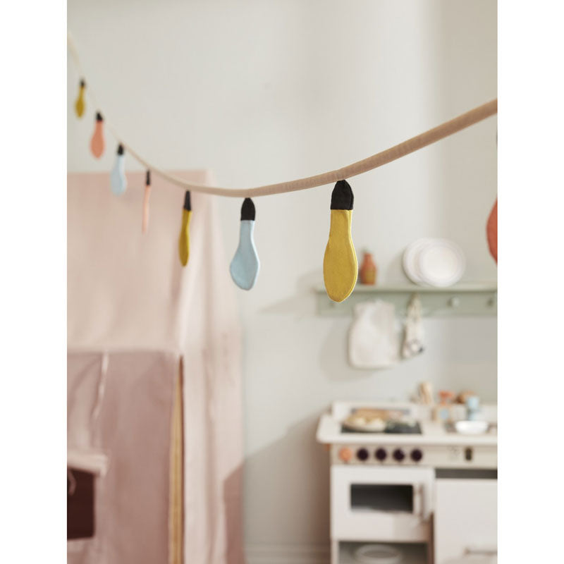 Kids Concept Girlande Glühbirne