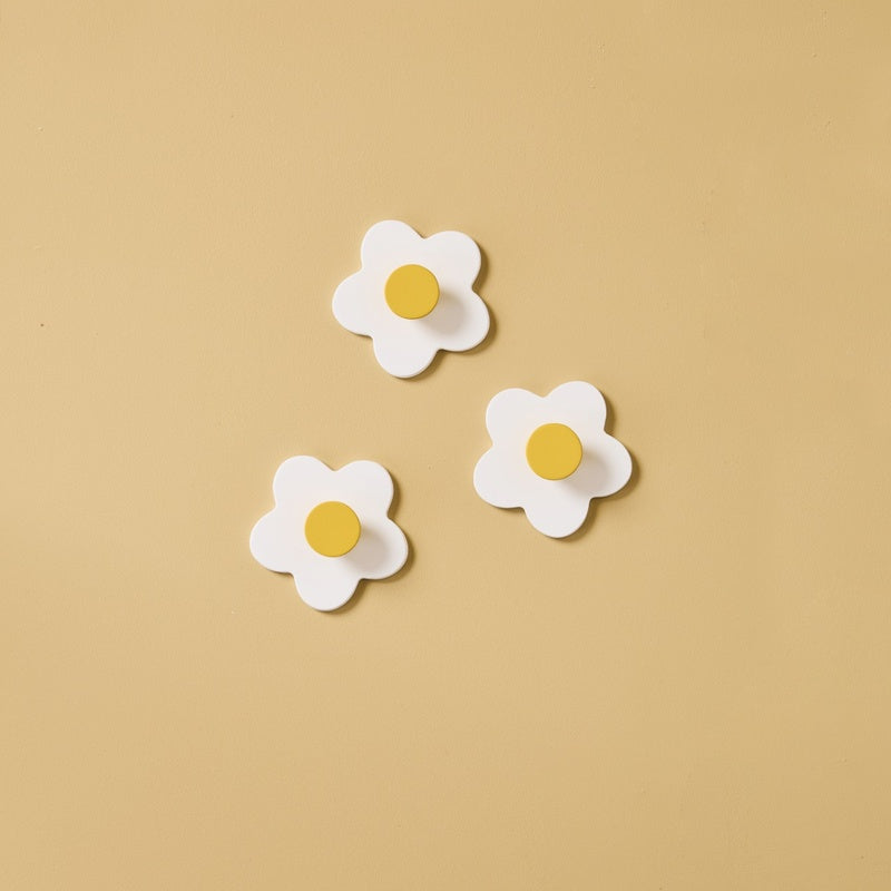 Kids Concept Hakenset 3er-Pack Blume weiß