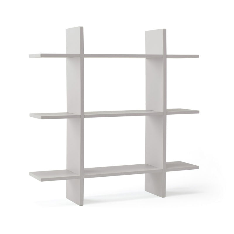 Kids Concept Wandregal aus Holz in grau 70x70cm