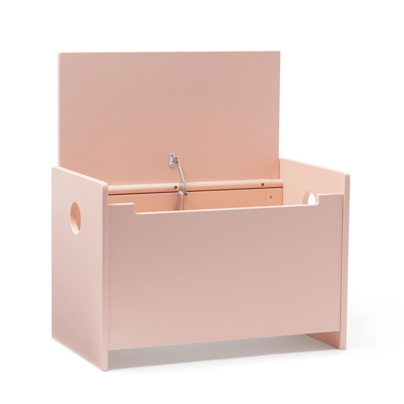 Kids Concept Sitztruhe aus Holz in apricot mit Sitzhöhe 31cm