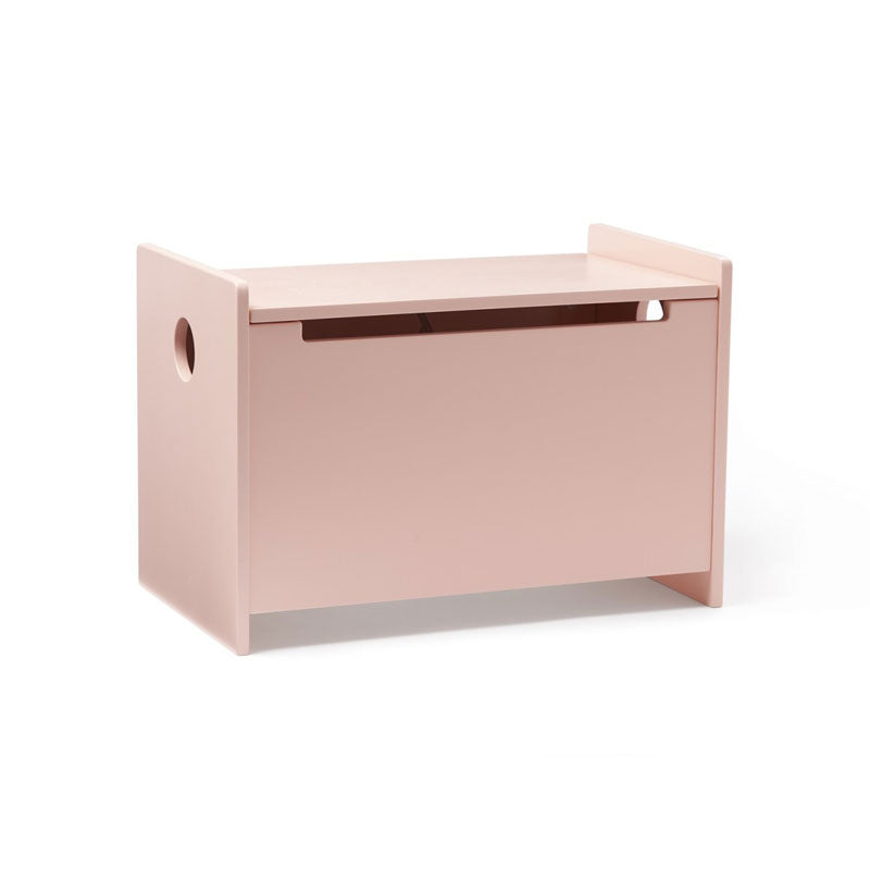 Kids Concept Sitztruhe aus Holz in apricot mit Sitzhöhe 31cm