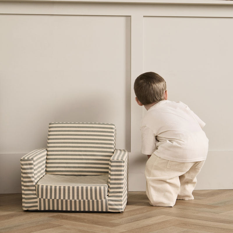Kids Concept Sessel ausklappbar gestreift