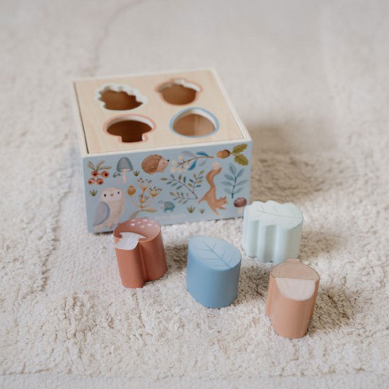 Little Dutch Formen-Steckspiel 'Forest Friends' blau