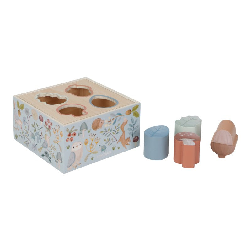Little Dutch Formen-Steckspiel 'Forest Friends' blau