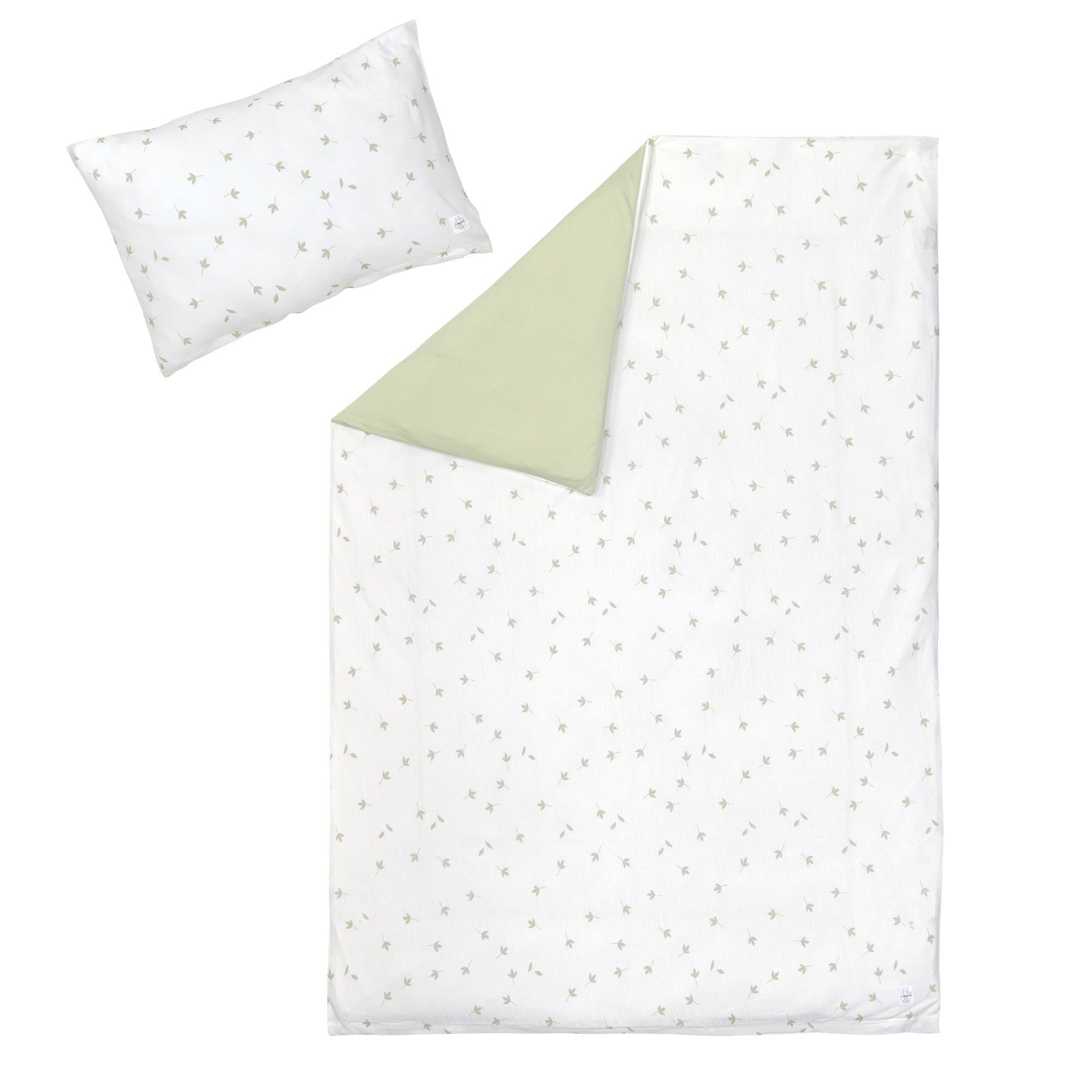 Lässig Kinderbettwäsche beige olive