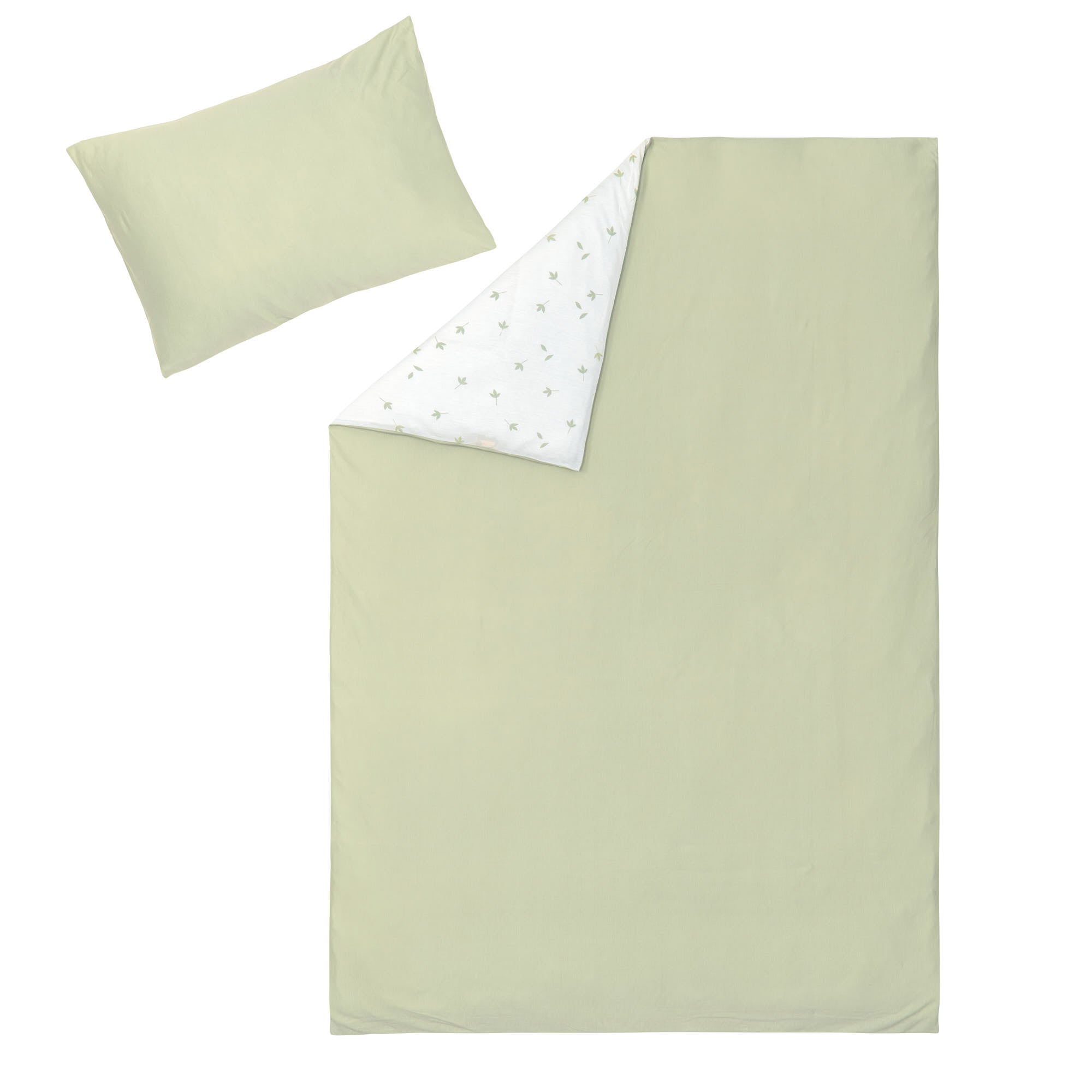 Lässig Kinderbettwäsche beige olive