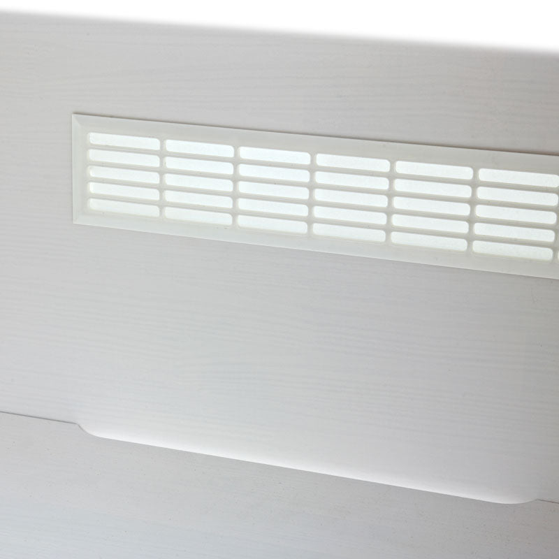 LIFETIME 1-türiger Kleiderschrank in weiß oder white wash - 50x201,5cm - Griffe wählbar