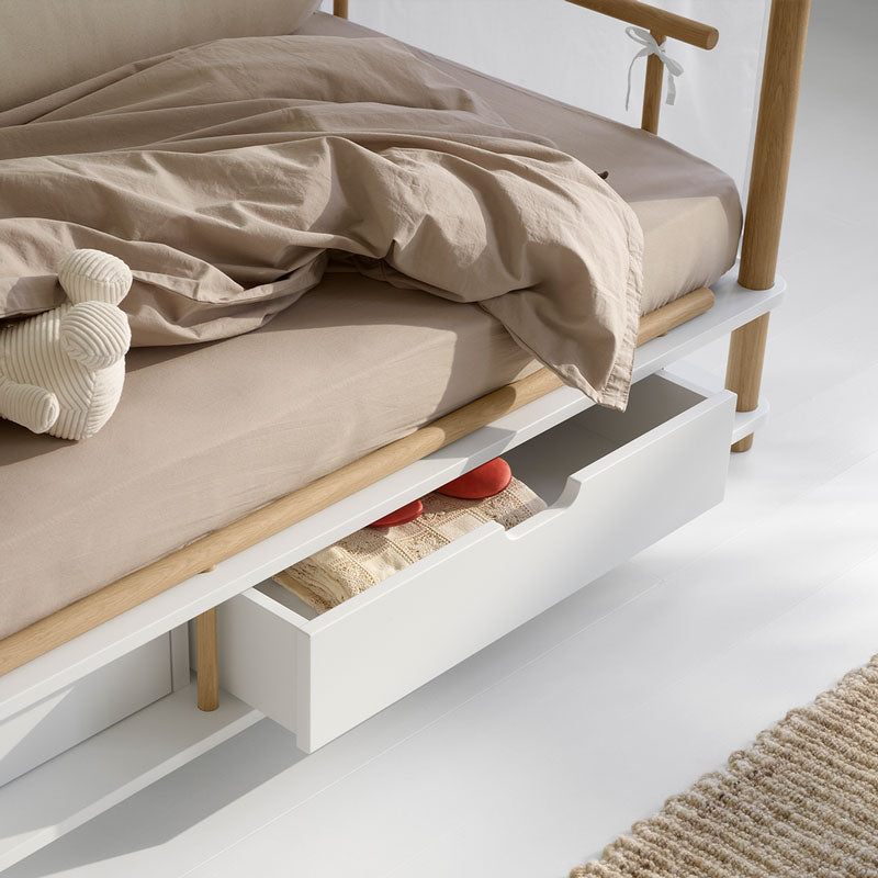 Oliver Furniture Camp Collection Himmelbett 90x180cm weiß/eiche