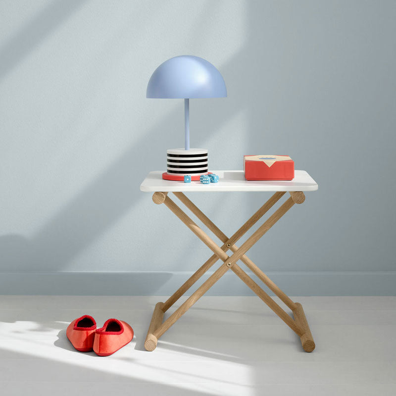 Oliver Furniture Camp Collection Nachttisch niedrig weiß/eiche