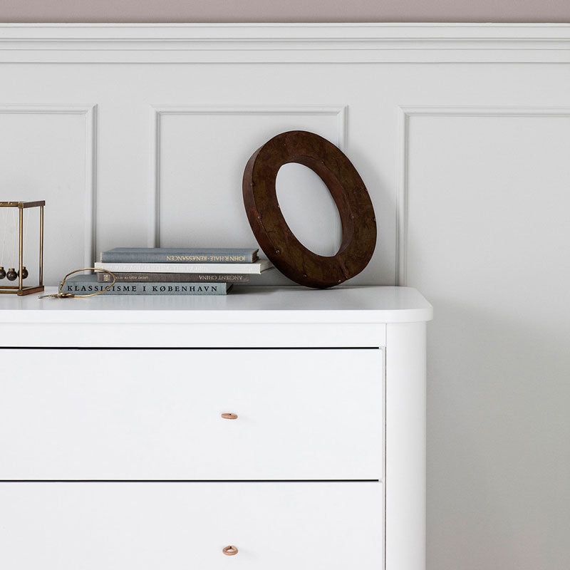 Oliver Furniture Wood Kommode 3 Schubladen in weiß