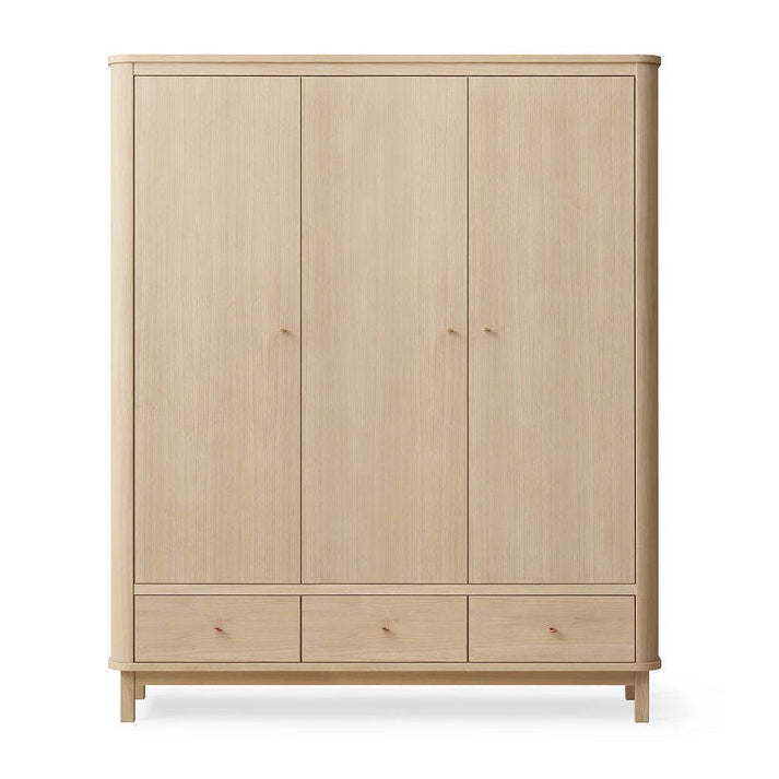 Oliver Furniture Wood Kleiderschrank 3-türig in Eiche