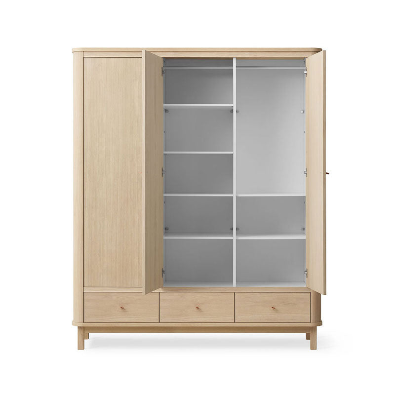 Oliver Furniture Wood Kleiderschrank 3-türig in Eiche