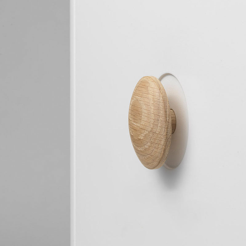 Oliver Furniture Wood Kommode 3 Schubladen in weiß/Eiche