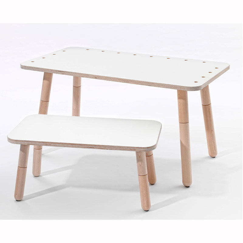Pure Position Growing Table 65x120cm – der Kindertisch, der mitwächst in weiß