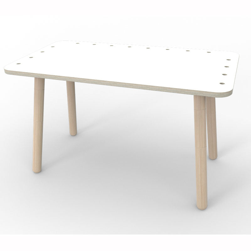 Pure Position Growing Table 65x120cm – der Kindertisch, der mitwächst in weiß