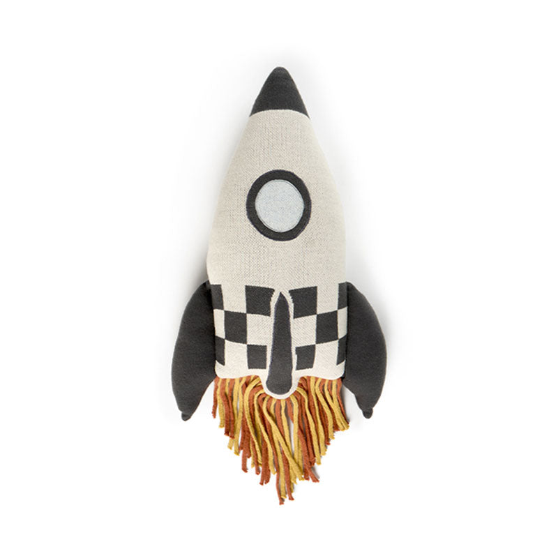 Lorena Canals Kissen "Rocket" white/black 22x41 cm