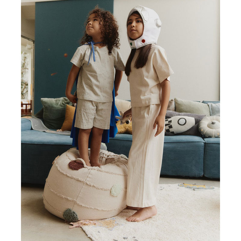 Lorena Canals Kissen "Rocket" white/black 22x41 cm