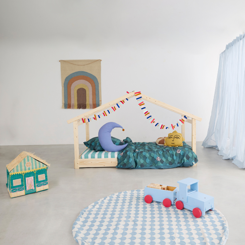 Mathy by Bols 'Star Light Single Model 1' Montessori Einzelbett 90x200cm - in 26 Farben erhältlich