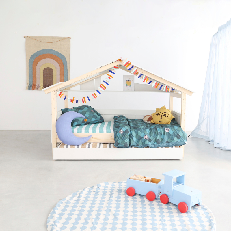 Mathy by Bols 'Star Light Single Model 3' Montessori Einzelbett 90x200cm - in 26 Farben erhältlich