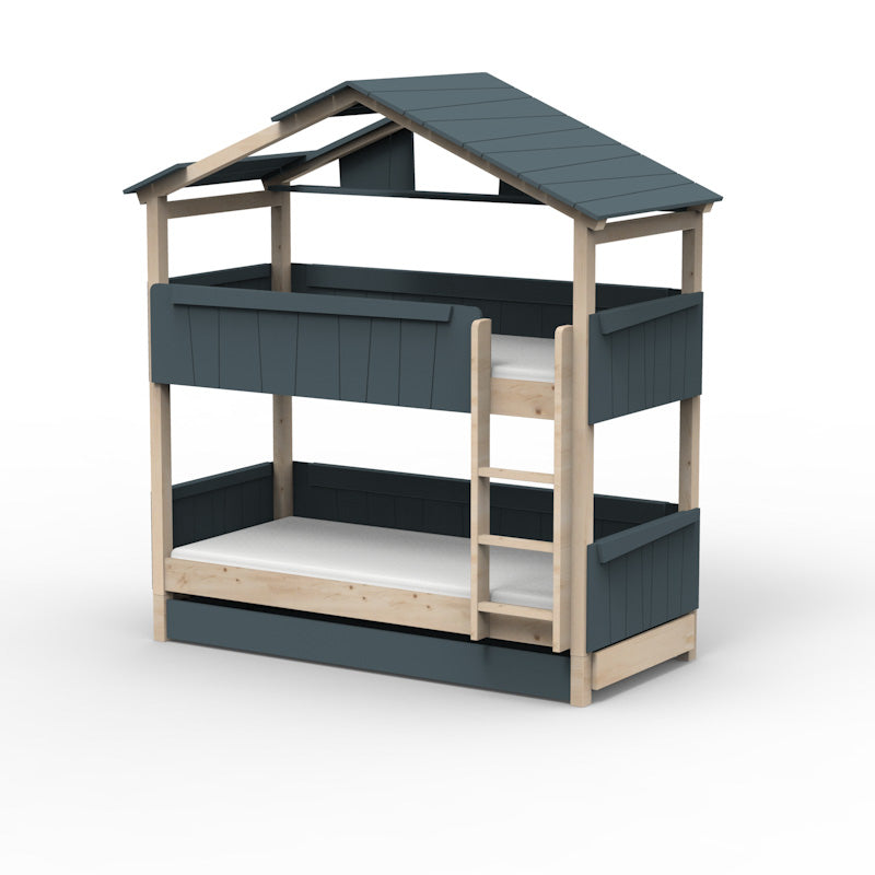 Mathy by Bols 'Star Light Bunkbed Model 3' Montessori Stockbett 90x200cm mit Bettschublade - in 26 Farben erhältlich