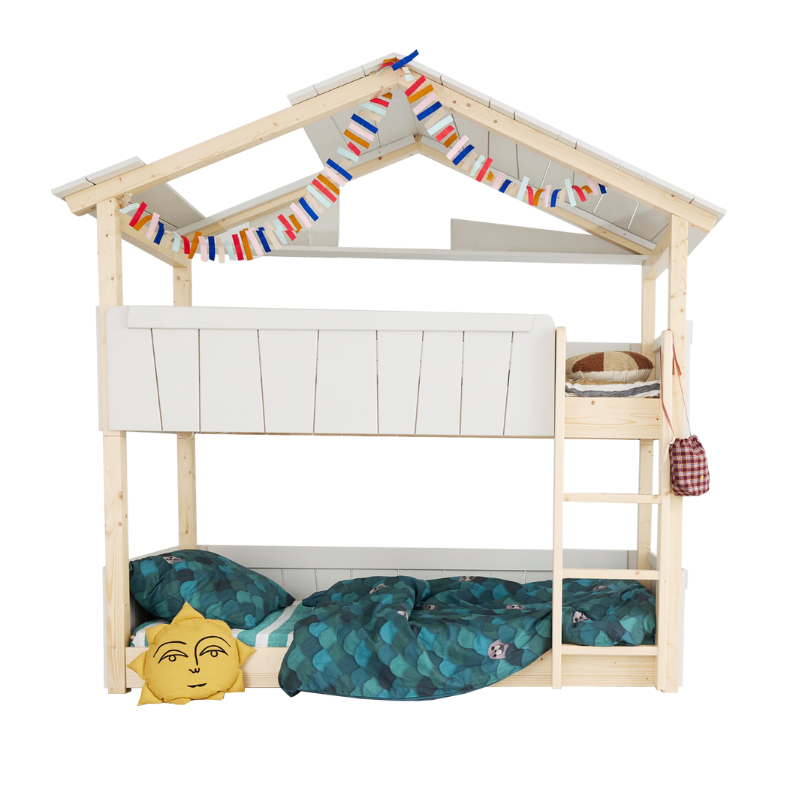 Mathy by Bols 'Star Light Bunkbed Model 3' Montessori Stockbett 90x200cm - in 26 Farben erhältlich