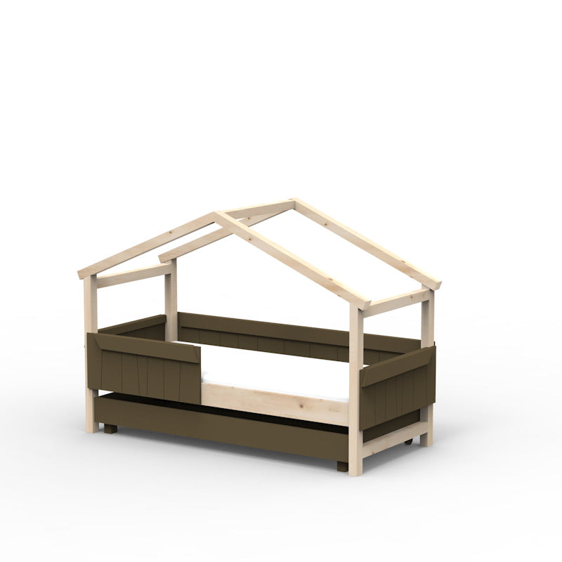 Mathy by Bols 'Star Light Single Model 2' Montessori Einzelbett 90x200cm mit Bettschublade - in 26 Farben erhältlich