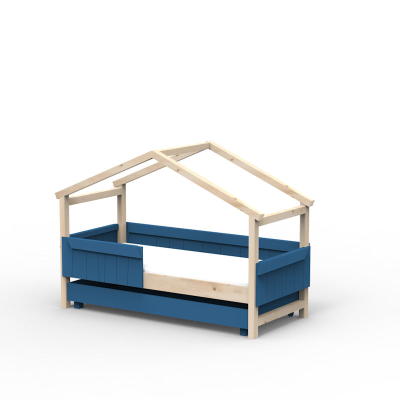 Mathy by Bols 'Star Light Single Model 2' Montessori Einzelbett 90x200cm mit Bettschublade - in 26 Farben erhältlich