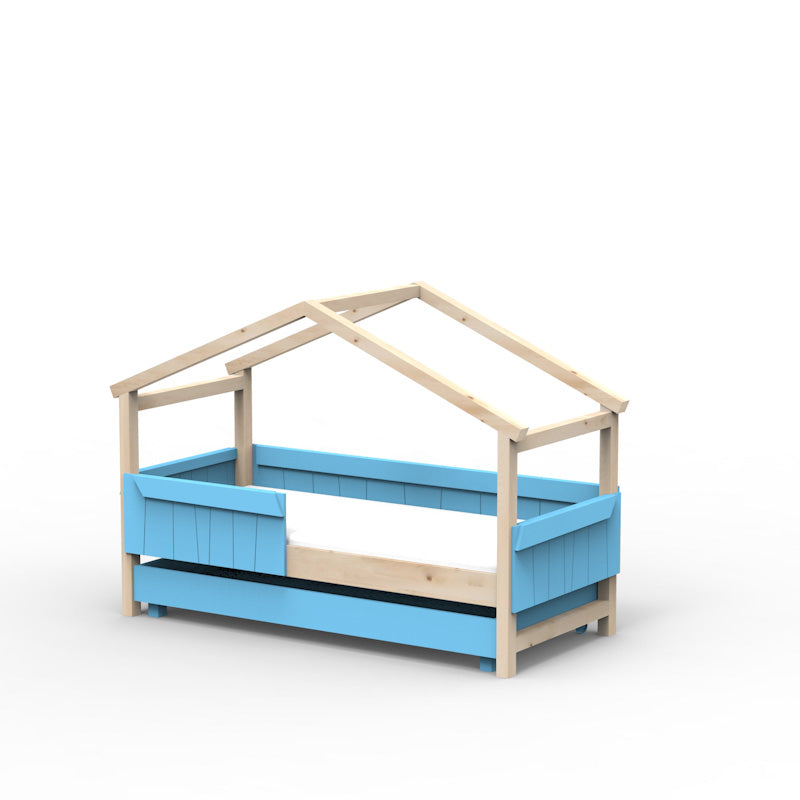 Mathy by Bols 'Star Light Single Model 2' Montessori Einzelbett 90x200cm mit Bettschublade - in 26 Farben erhältlich