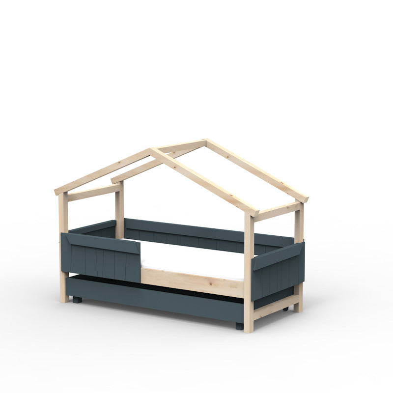 Mathy by Bols 'Star Light Single Model 2' Montessori Einzelbett 90x200cm mit Bettschublade - in 26 Farben erhältlich