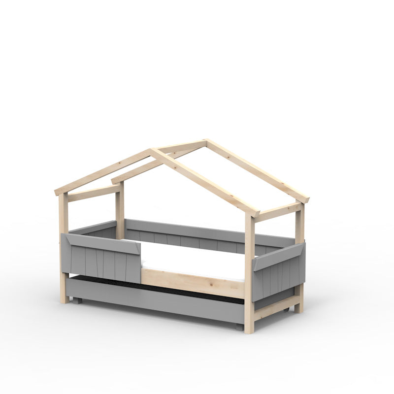 Mathy by Bols 'Star Light Single Model 2' Montessori Einzelbett 90x200cm mit Bettschublade - in 26 Farben erhältlich