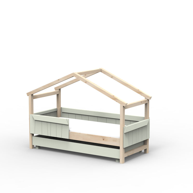 Mathy by Bols 'Star Light Single Model 2' Montessori Einzelbett 90x200cm mit Bettschublade - in 26 Farben erhältlich