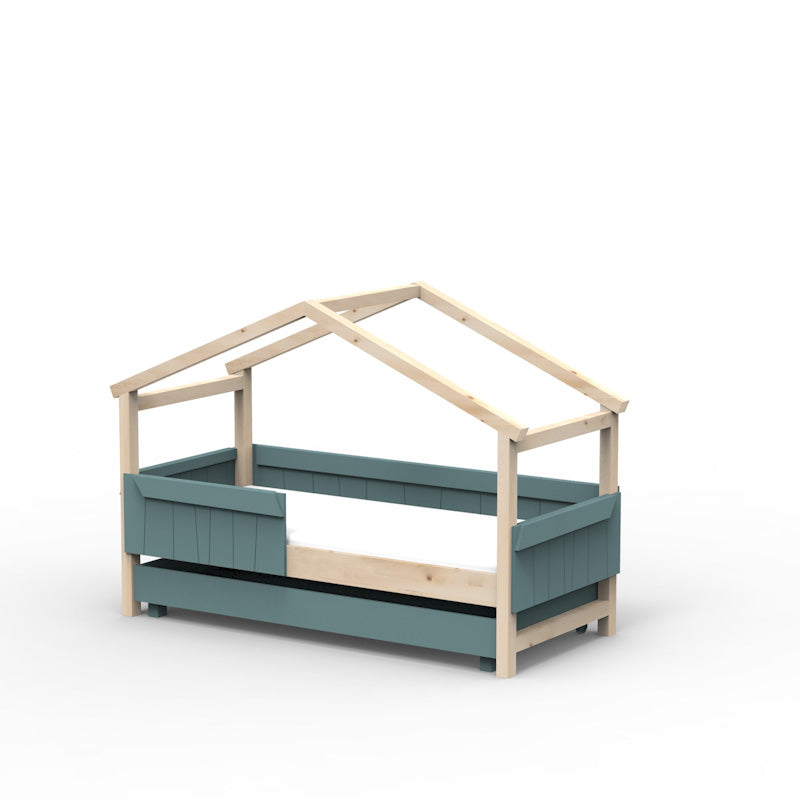 Mathy by Bols 'Star Light Single Model 2' Montessori Einzelbett 90x200cm mit Bettschublade - in 26 Farben erhältlich